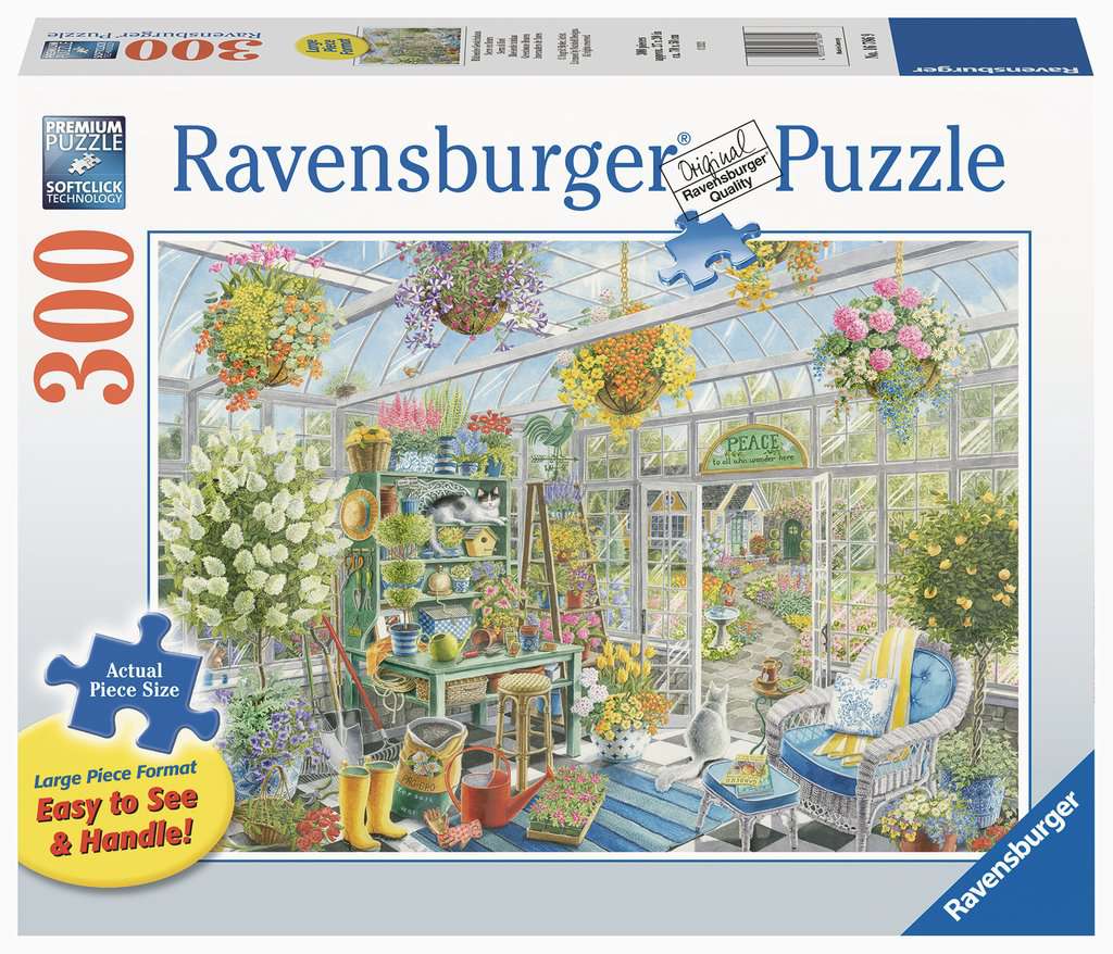 Greenhouse Heaven 300 Piece Large Format Puzzle    