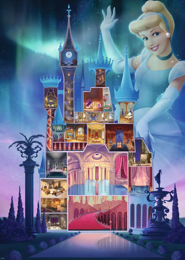 Disney Castle Collection - Cinderella 1000 Piece Puzzle    