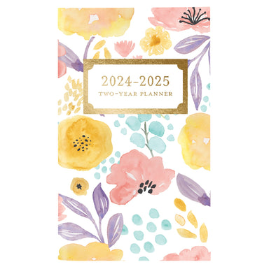 Happy Floral 2024-2035 Two-Year Planner    