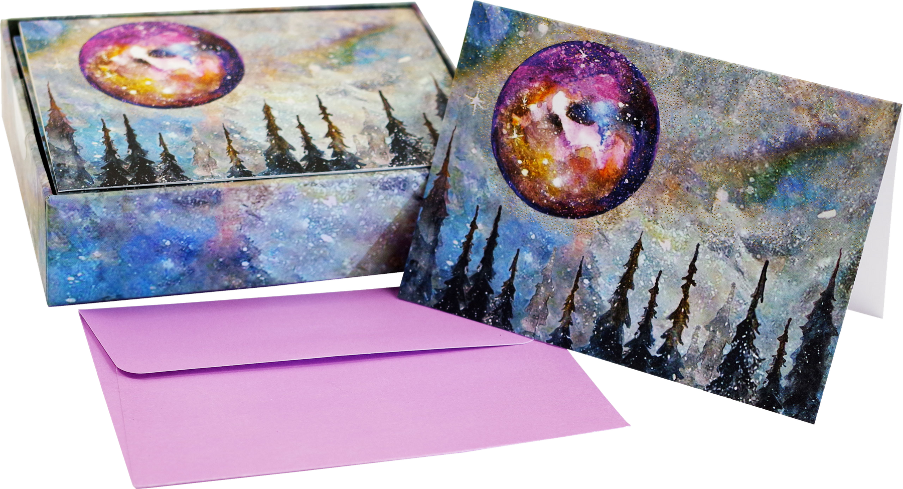Boxed Note Cards - Mystic Moon    