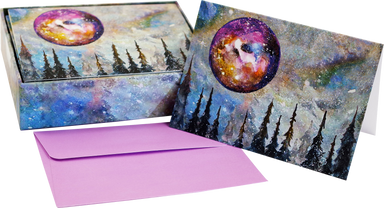 Boxed Note Cards - Mystic Moon    