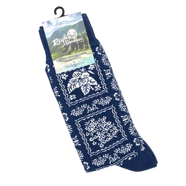 Reyn Spooner Lahaina Sailor Socks Blue OS - One Size  3290123.1