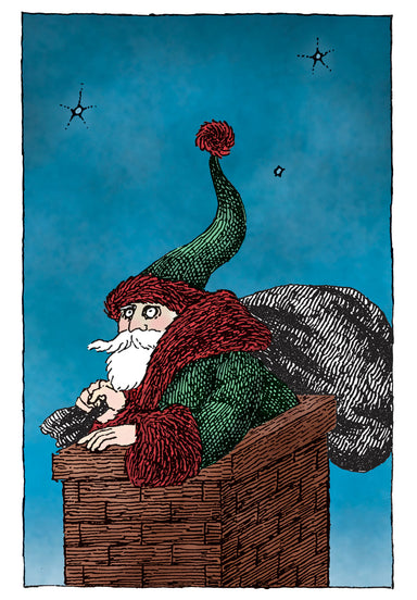 Edward Gorey Santa: The Concept Boxed Holiday Cards    