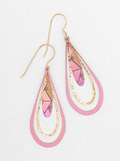 Holly Yashi Still Waters Earrings - Special Edition Pink    