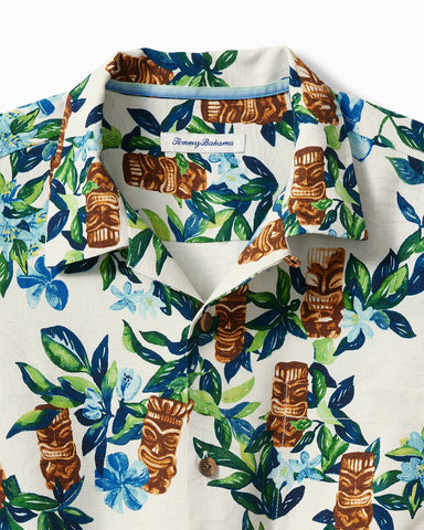 Tommy Bahama Tiki Tumble Silk Camp Shirt    