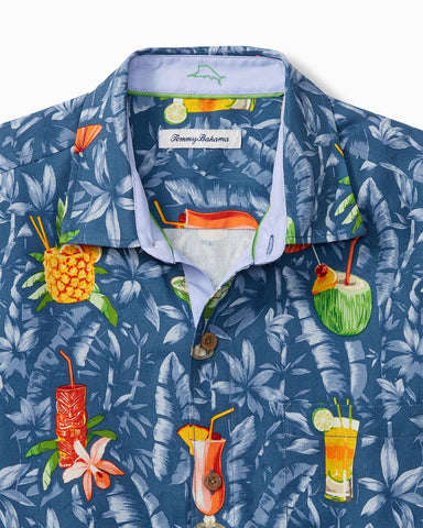 Tommy Bahama Tide One On Silk Camp Shirt    
