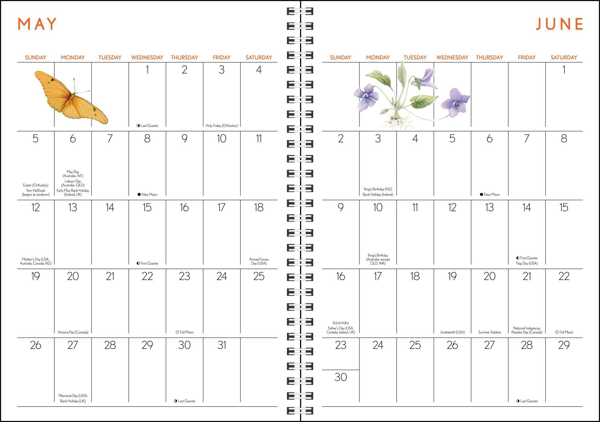 Marjolein Bastin Nature's Inspiration 2024 Engagement Calendar    
