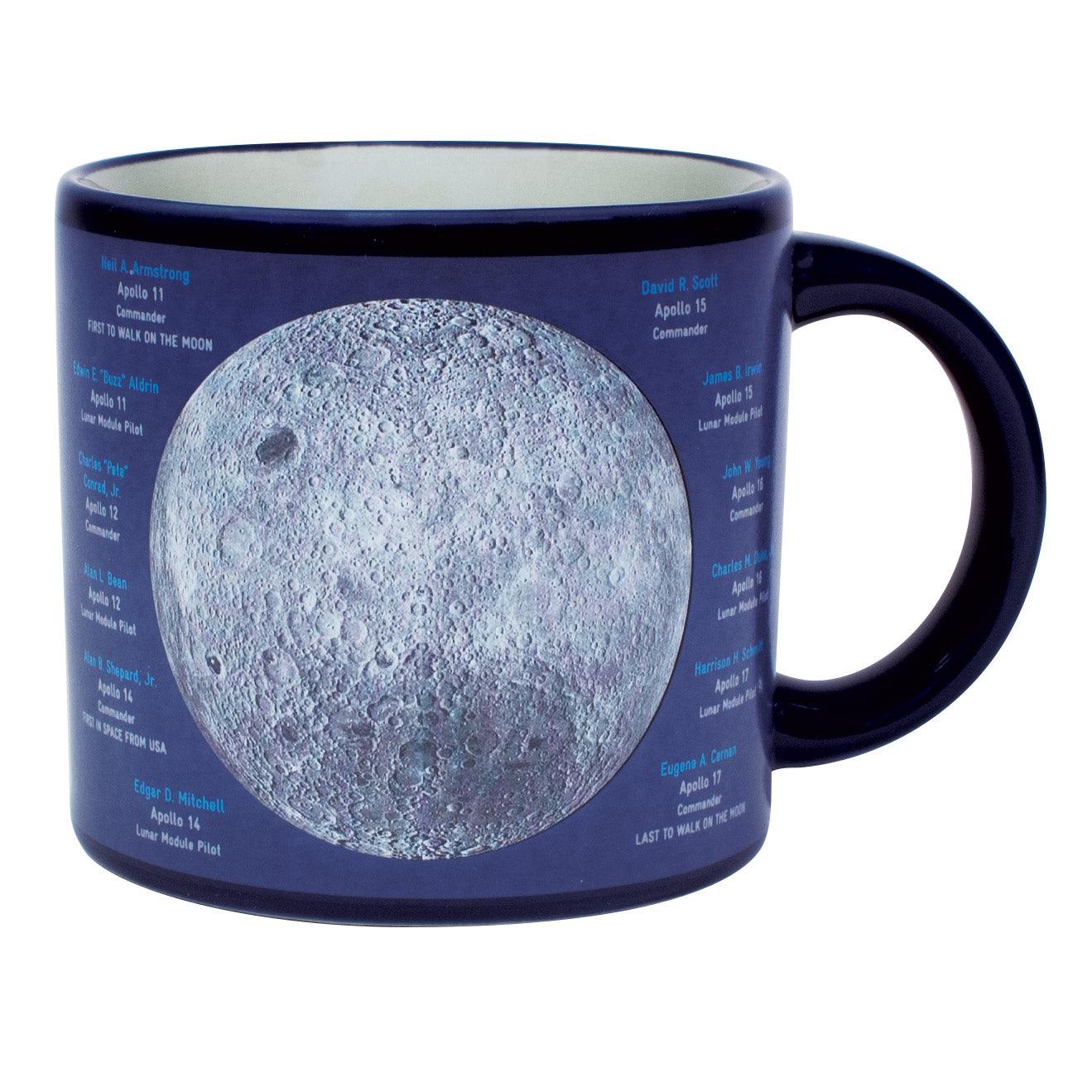 Moon Mug - Color Changing Mug with Astronaut Footprint Inside    