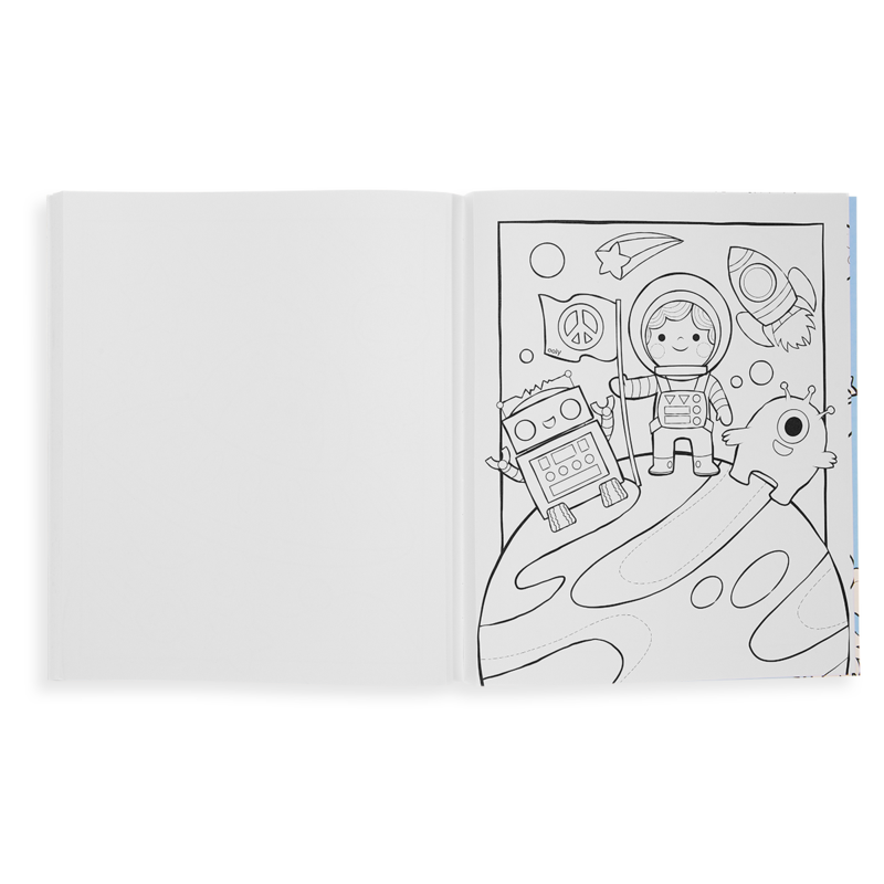 Color-in' Book - Outer Space Explorers    