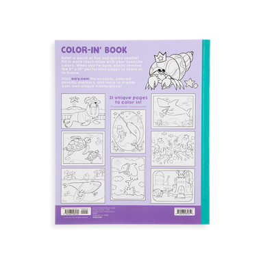 Color-in' Book - Outrageous Ocean    