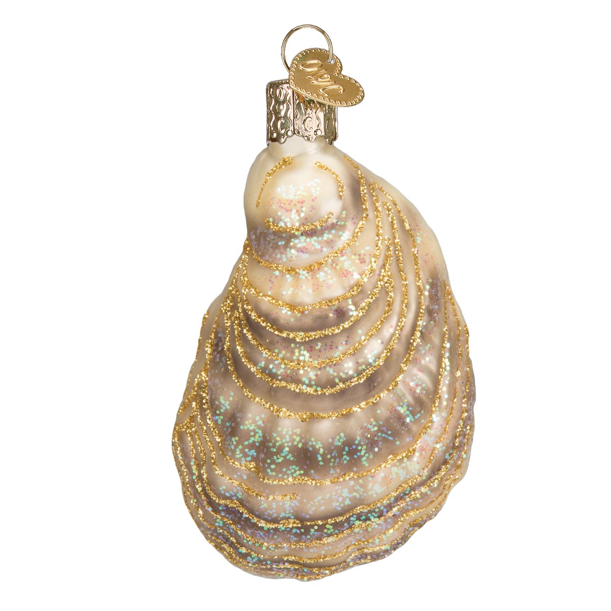 Old World Christmas - Oyster With Pearl Ornament    