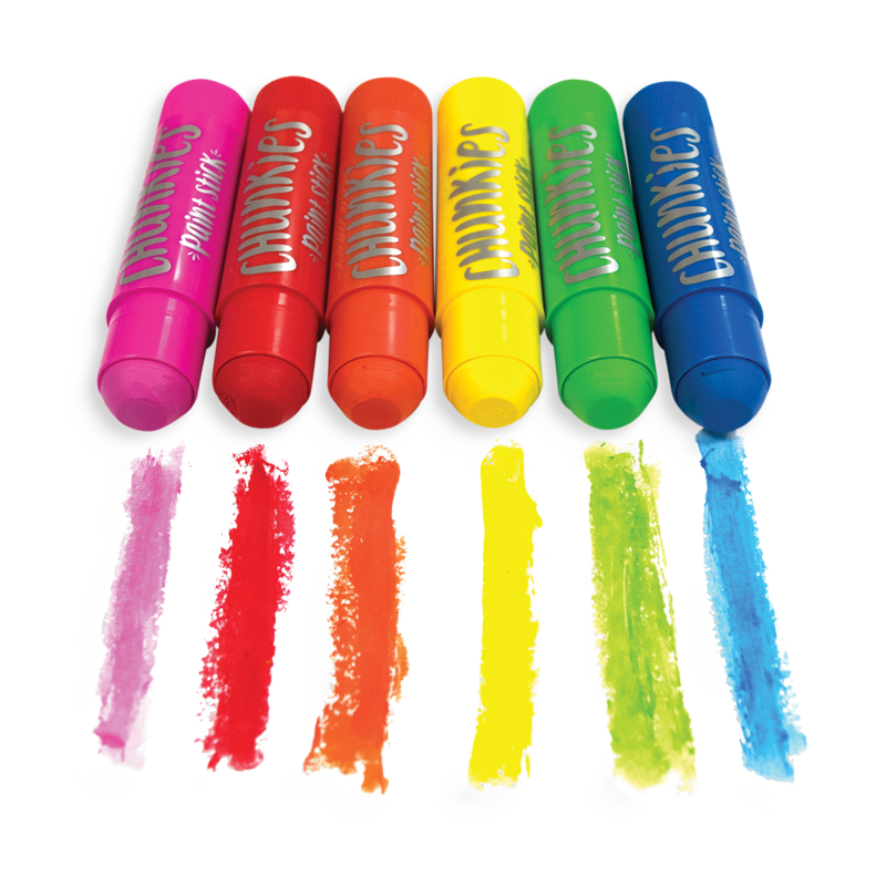 Chunkies Paint Sticks - 12 Bright Colors    