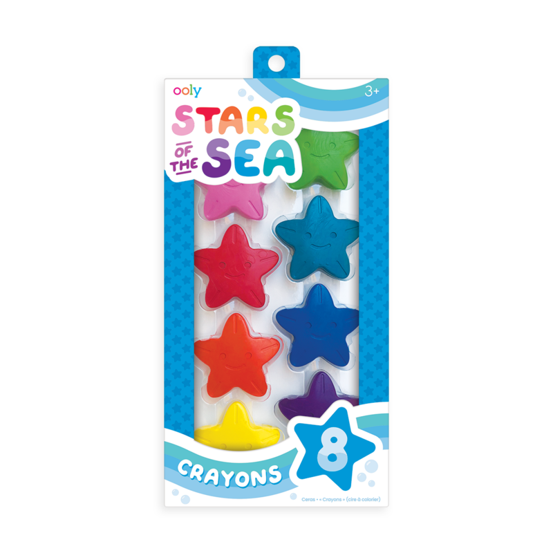 Stars of The Seas 8 Star Crayons    