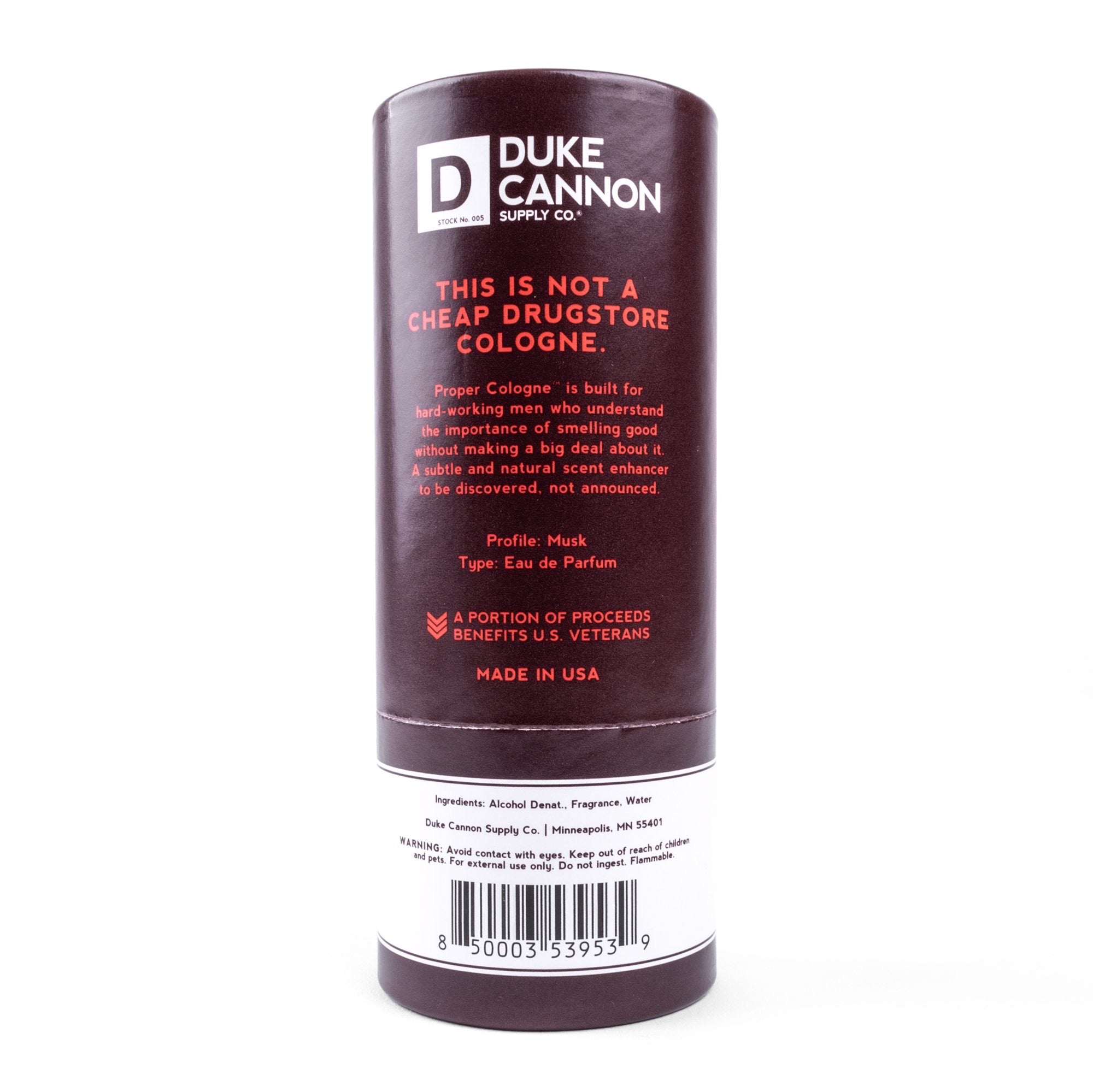 Duke Cannon Proper Cologne - Randolph    