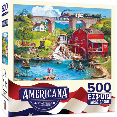 Americana - Labor Day 1909 500 Piece Large Format Puzzle    