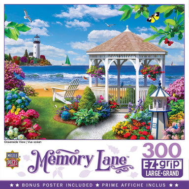 Memory Lane - Oceanside View 300 Piece Large Format Puzzle    