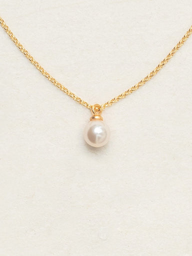 Holly Yashi Julianna Pearl Pendant Necklace - White/Gold    