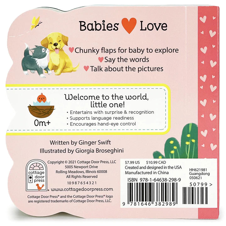 Babies Love Friendship - Lift A Flap Book    