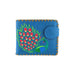 Lavishy Embroidered Peacock - Medium Vegan Wallet Blue .  3272132.2
