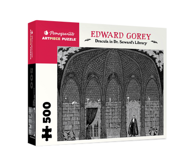 Dracula in Dr. Seward's Library 500 Piece Edward Gorey Puzzle    