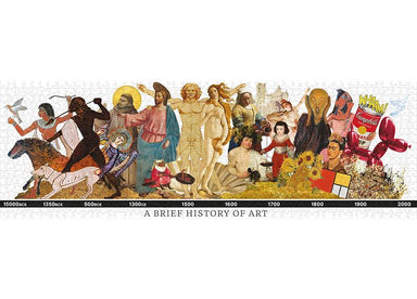 A Brief History of Art 1000 Piece Panoramic Puzzle    