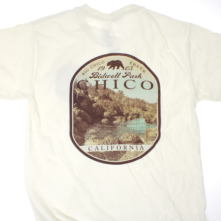 Chico Creek Ridgeline - T-Shirt IVORY S  3218319.1