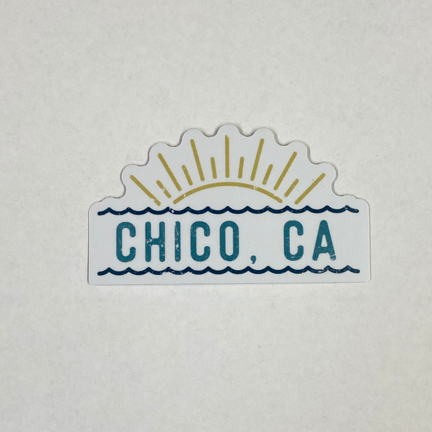 Chico Sticker - Sunburst Wave    