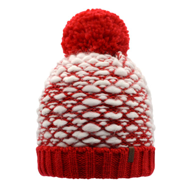Bubble Pom Pom Hat - Red    