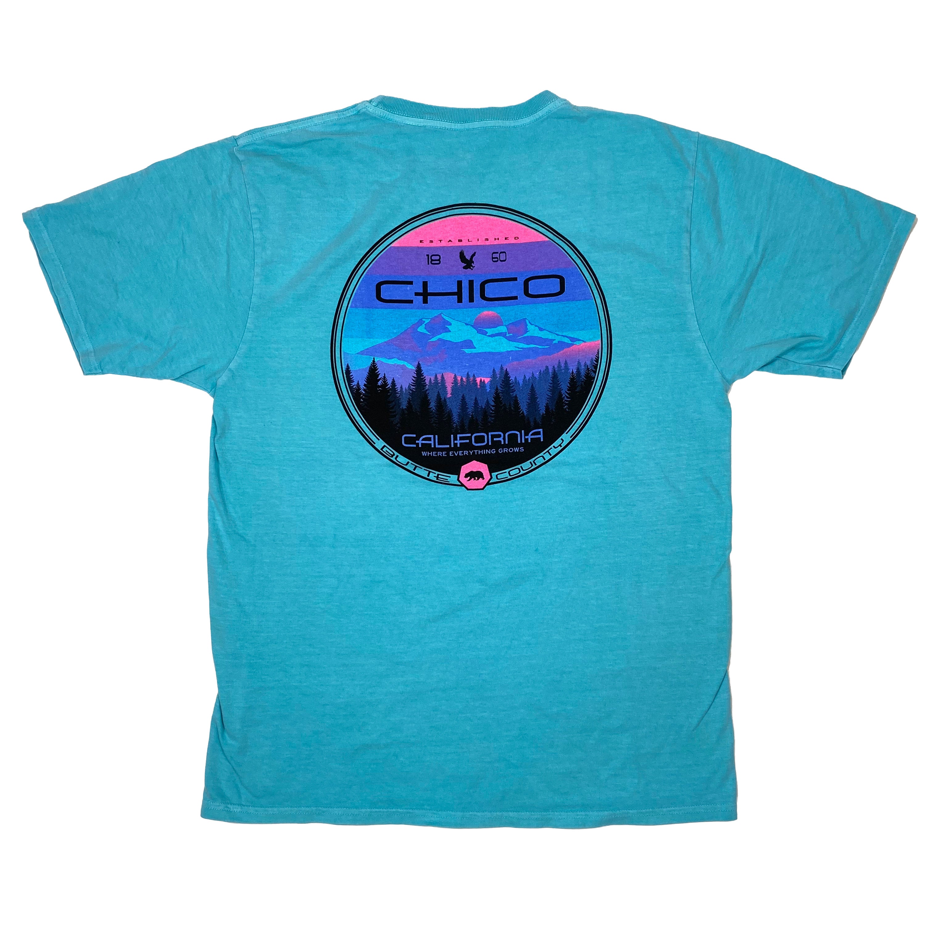 Disunion Mountain - Chico T-Shirt Carribbean Blue S  BM8RROTR.1