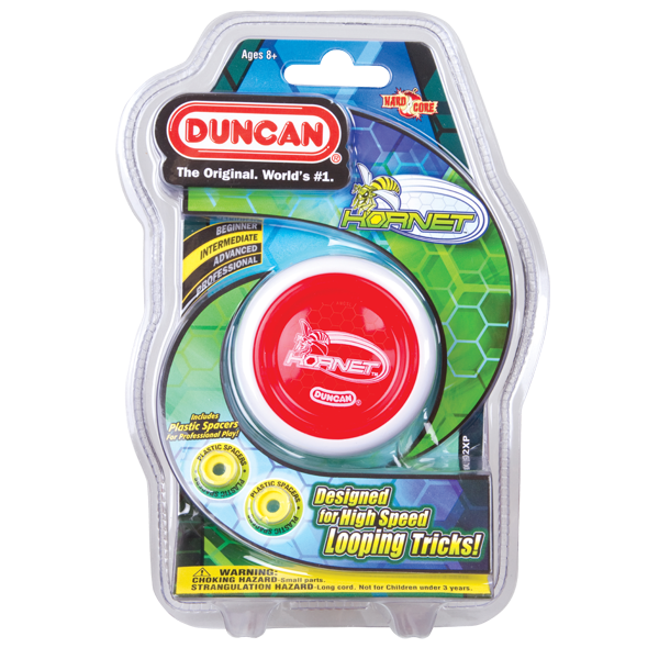 Duncan Hornet - Blue/Yellow, Clear/Red, Green/White or Orange/Black    