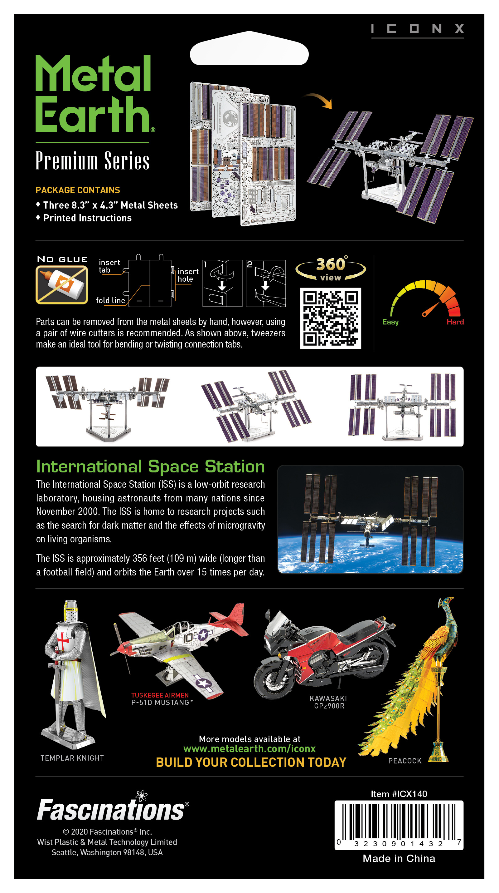 Metal Earth Iconx - International Space Station    