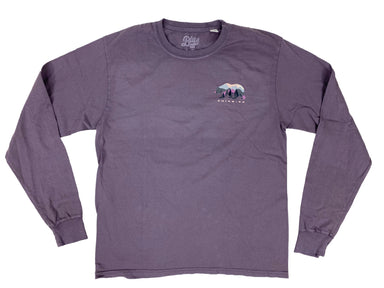 Hitchhiker Bear - Long Sleeve T-Shirt AMETHYST S  3256115.1