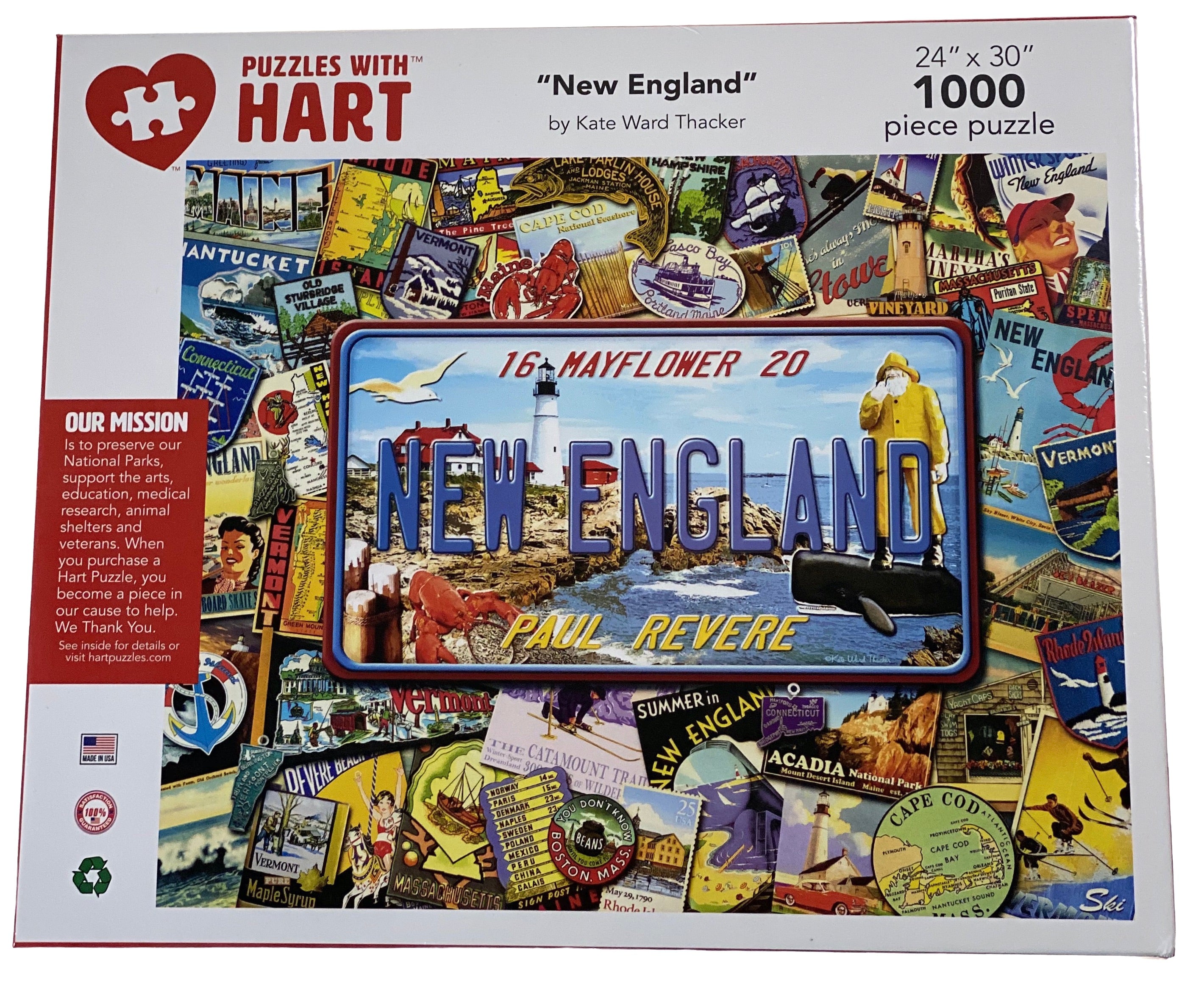 New England 1000 Piece Puzzle    