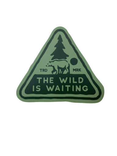 Sticker - The Wild Is Waiting    
