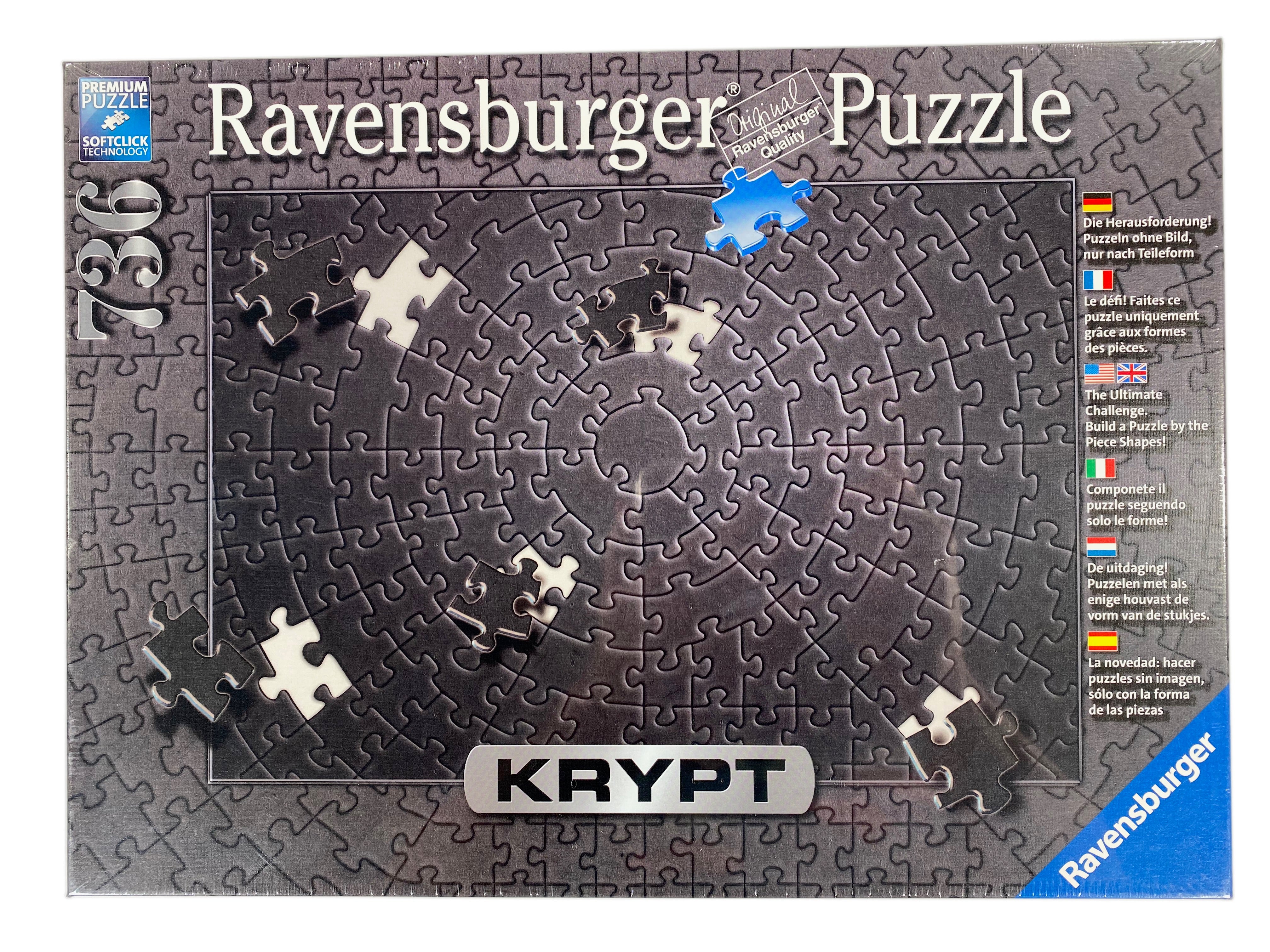 Krypt Black 736 Piece Puzzle    