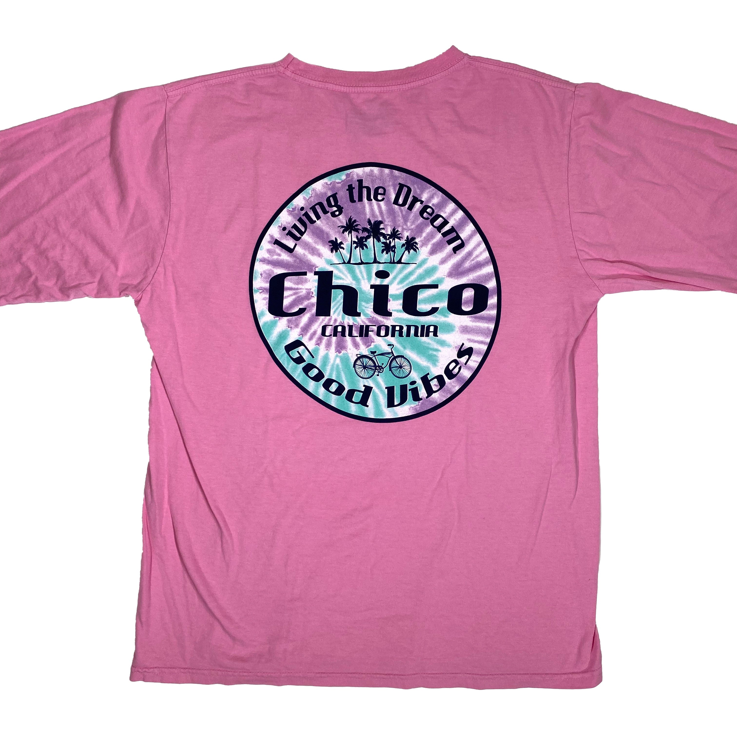 Halogen Mint Swirl - Long Sleeve Chico T-Shirt HOT PINK S  3269969.6