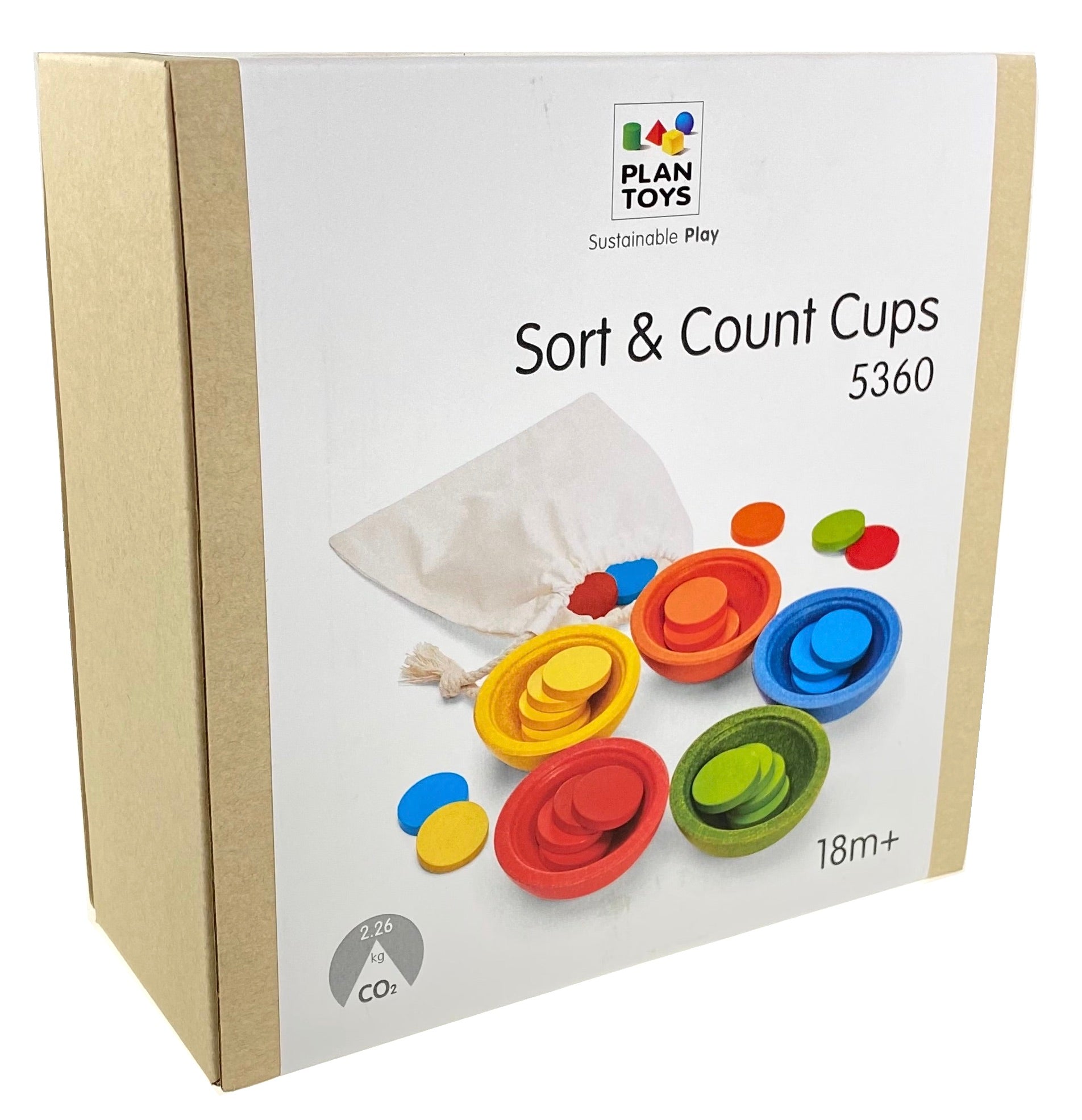 Plan Toys Sort And Count Cups    