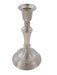 6.5 Inch Beaded Taper Holder - Brushed Pewter Finish    