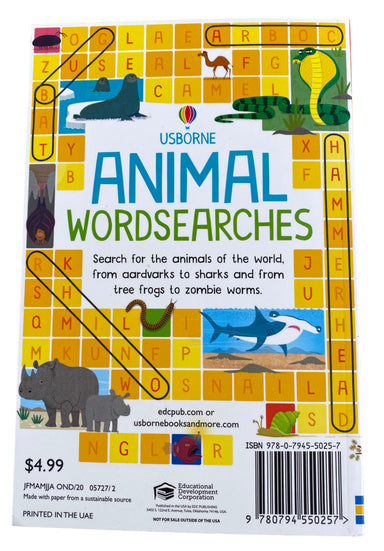 Animal Wordsearches    