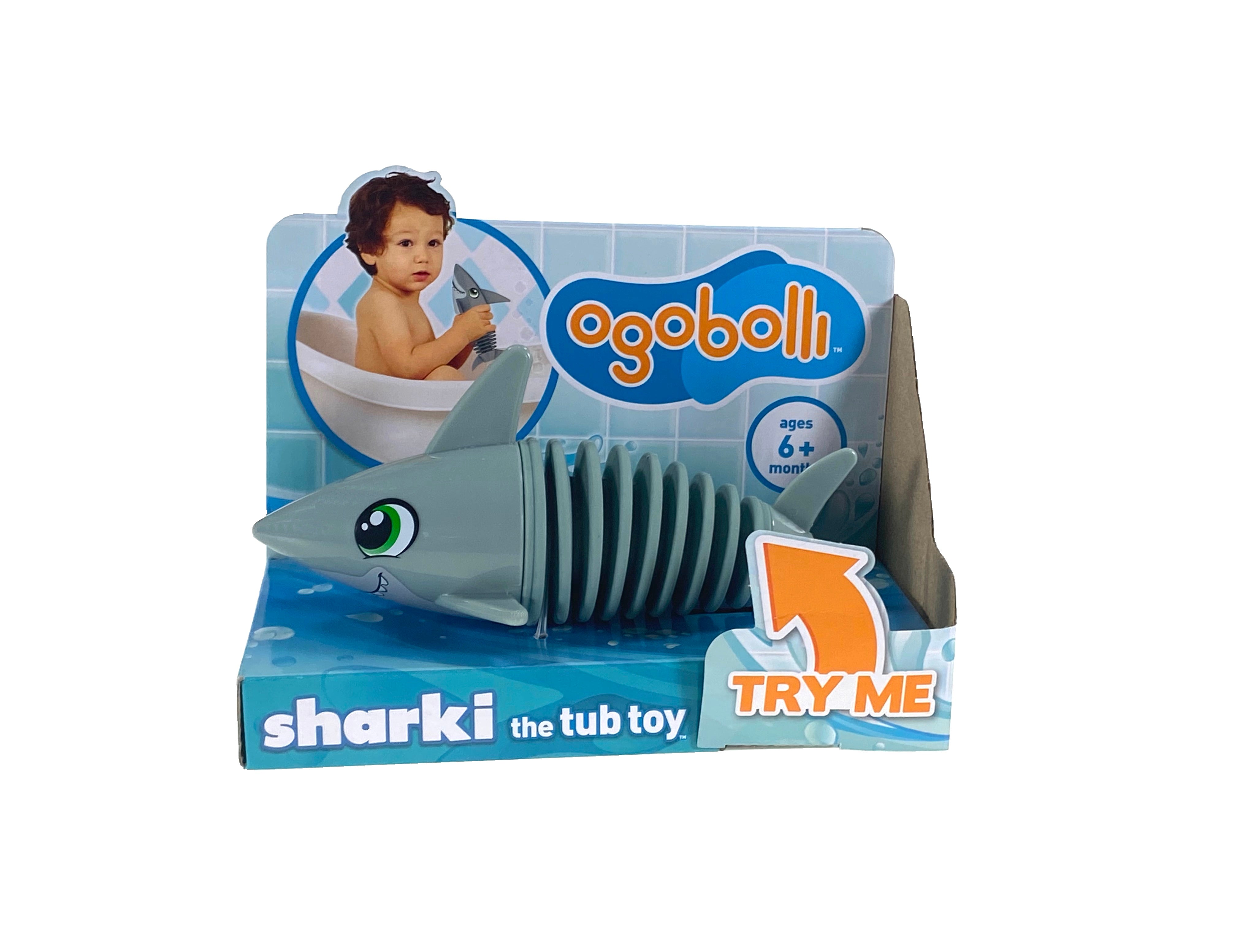 Sharki The Tub Toy - Grey    