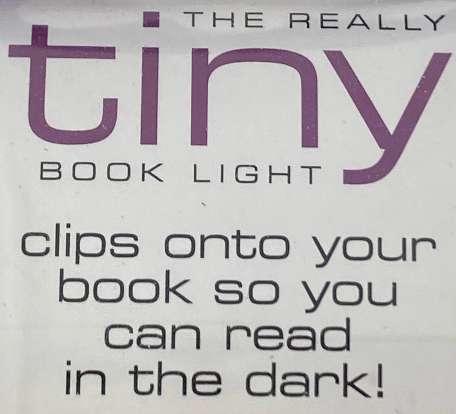 The Really Tiny Book Light - Purple    