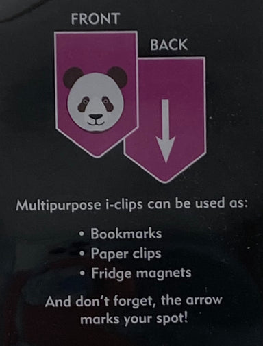 I-Clips Magnetic Page Markers - Panda    
