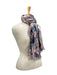 Paint Swirls 100% Cotton Scarf - Lavender And Pink    
