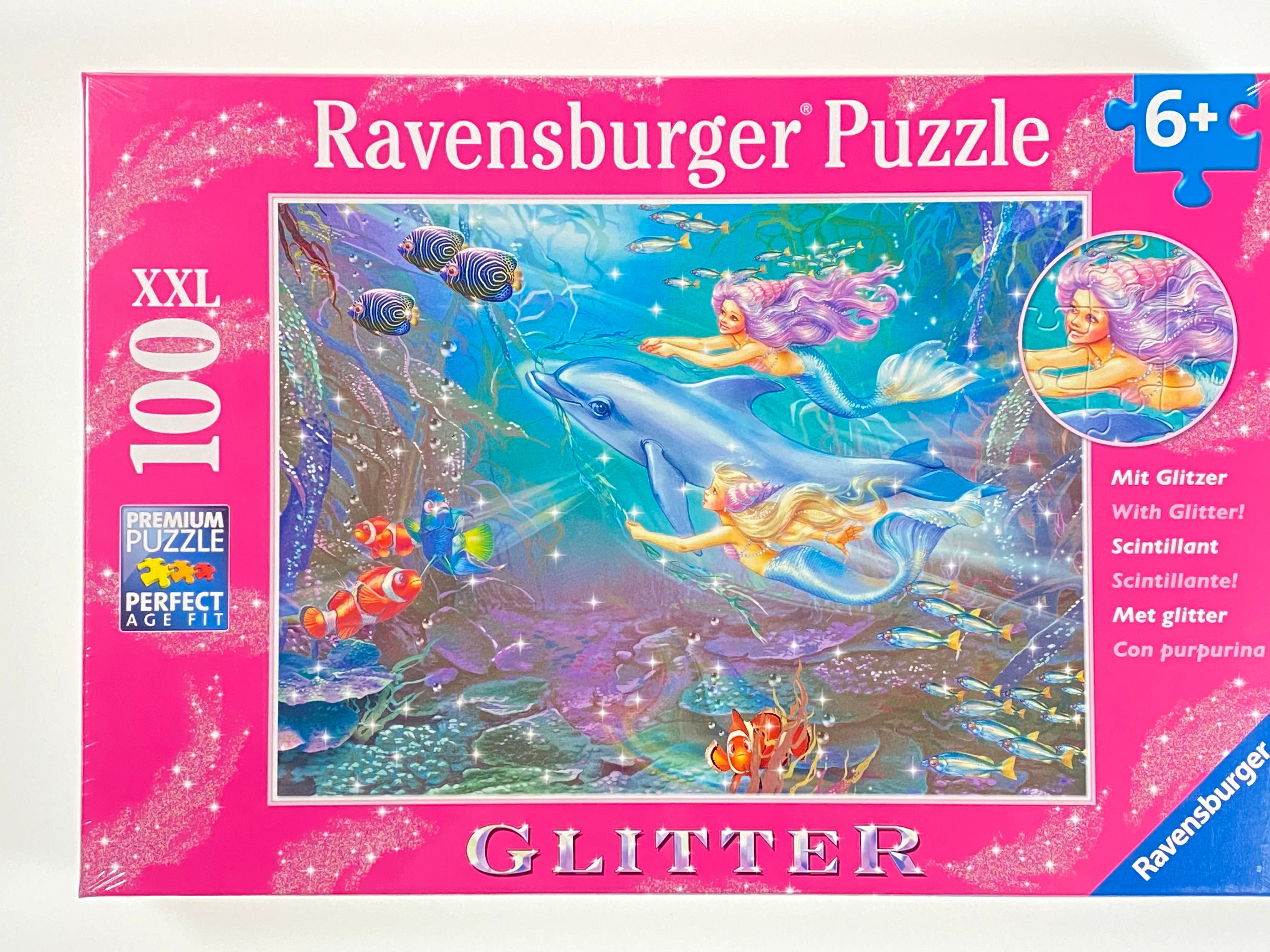 Little Mermaids Glitter 100 piece puzzle    