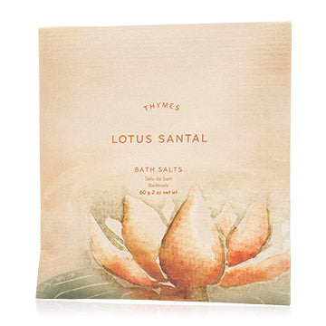 Thymes Lotus Santal Bath Salts 2oz    