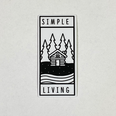 Sticker - Simple Living    