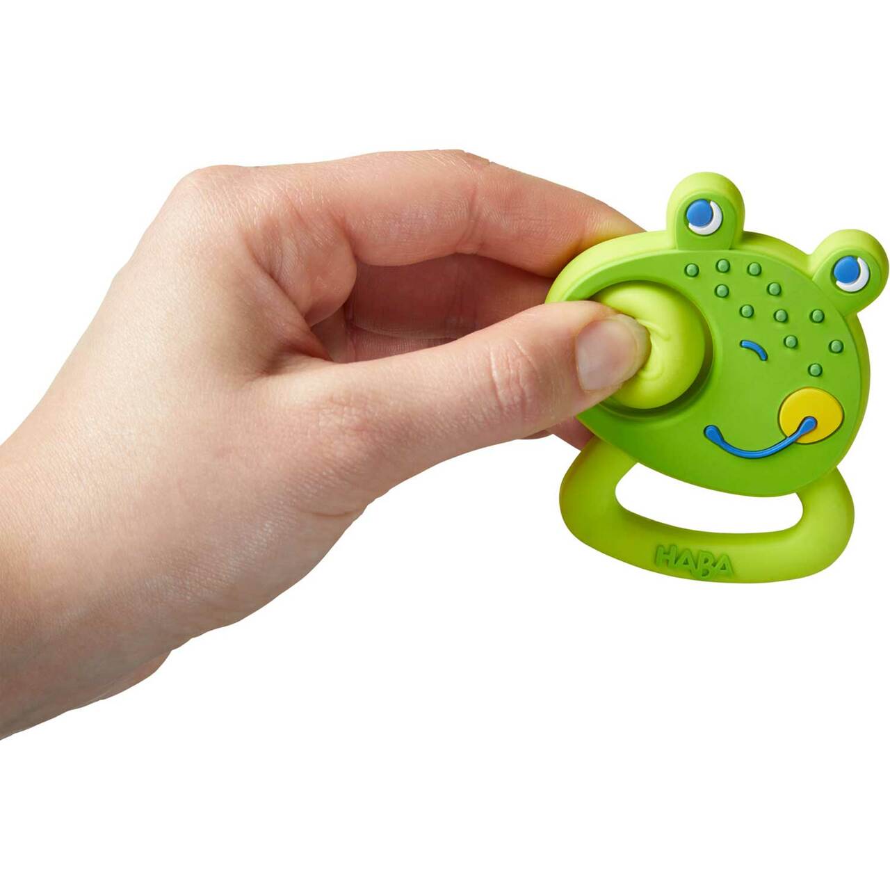Haba Plopping Frog Teething Toy    