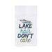Lake Hair Don't Care Embroidered Flour Sack Towel    