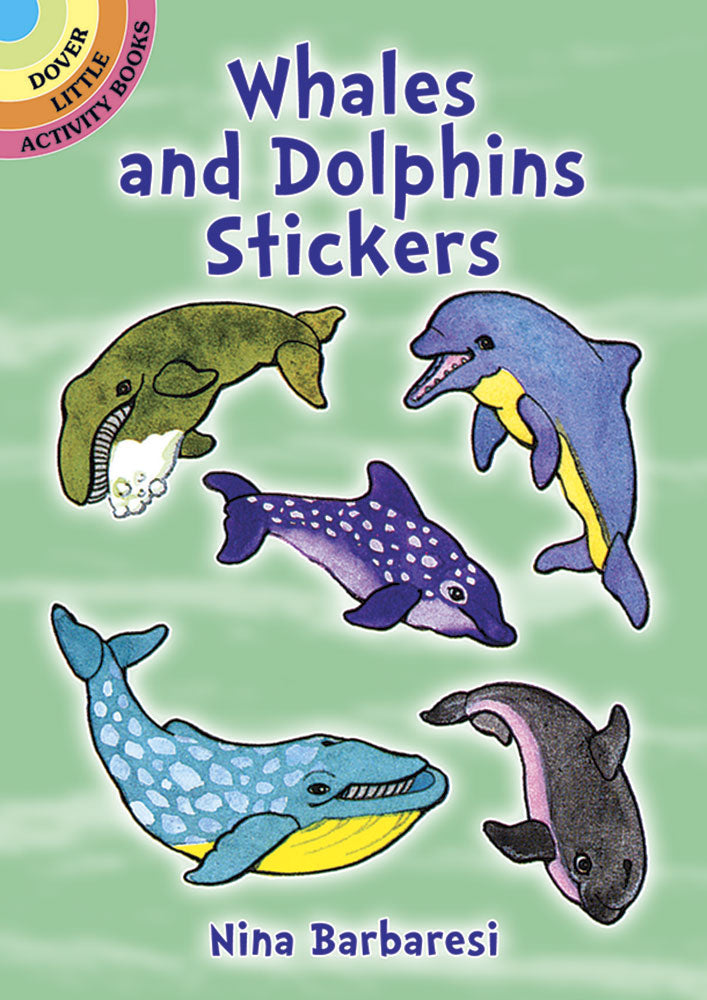 Whales and Dolphins Stickers - Little Activity Book    