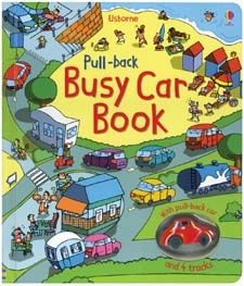 Pull-Back Busy Car Book - With Car and 4 Tracks    